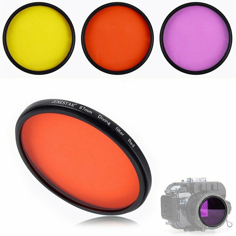 Photography Yellow Filter - Фильтр для дайвинга 67 мм, полноцветный,