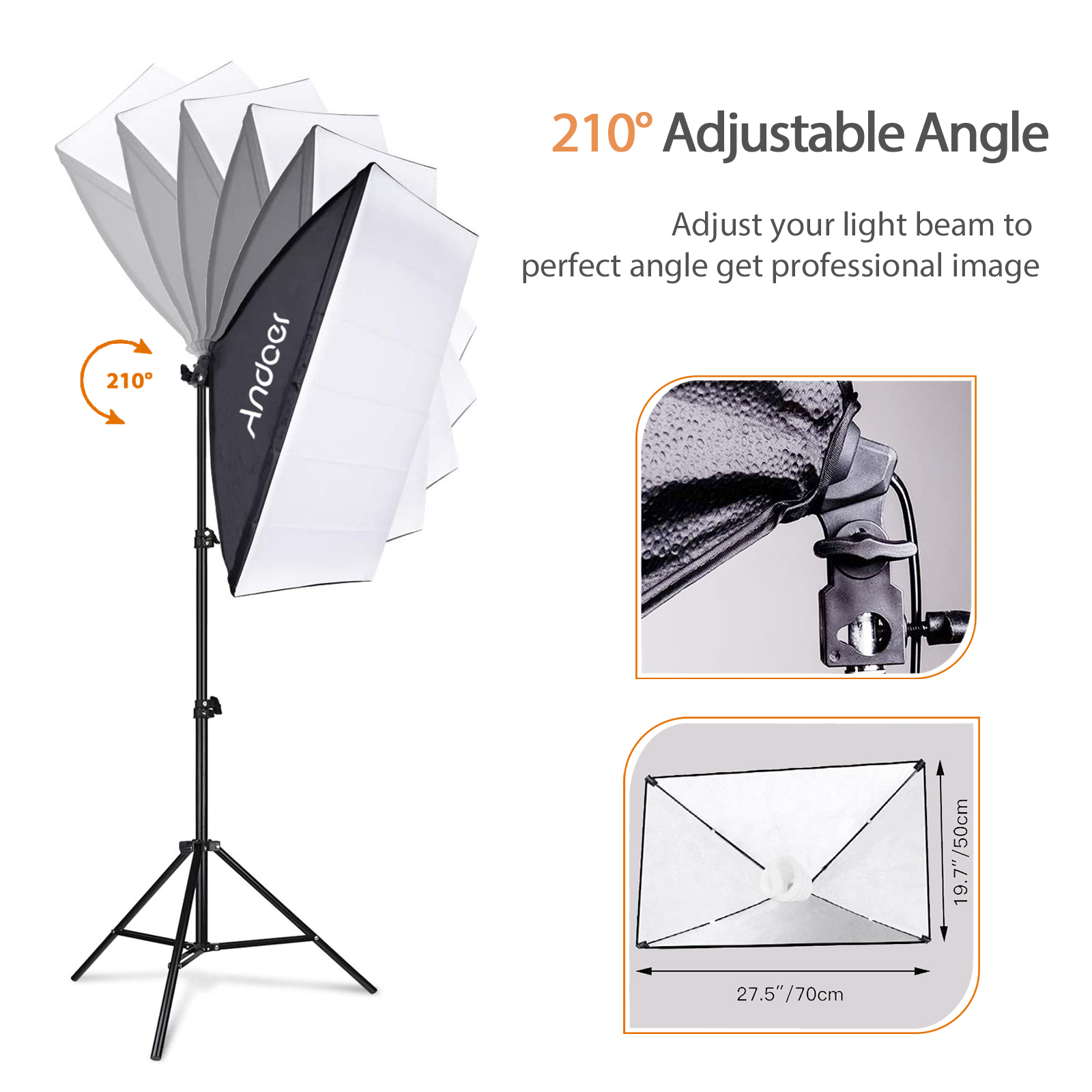 Осветительный набор Andoer для – обзор и цена Photography Umbrella Lighting Kit