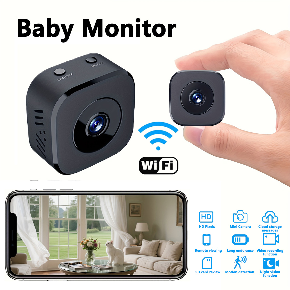 1080P HD Мини Wi-Fi камера Вну – обзор и цена Photography Unit